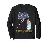 Zeus Greek God Thunder Lightning Bolt Storm Retro Mythology Manga Larga