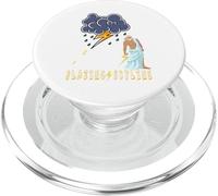 Zeus Greek God Thunder Lightning Bolt Storm Retro Mythology PopSockets PopGrip para MagSafe