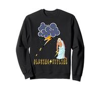 Zeus Greek God Thunder Lightning Bolt Storm Retro Mythology Sudadera