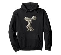 Zeus Halterofilia Mitología Griega Culturista Gimnasio Entrenamiento Sudadera con Capucha