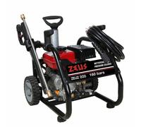 Zeus Hidrolimpiadora a Gasolina 4 Tiempos 160 Bares Presión Máx. con Rotabuse, Bomba Axial Aluminio y Pistones Inoxidables