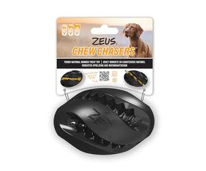 Zeus Juguete dispensador de golosinas para Perro Chewchasers, Pelota de Rugby, 12,5cm
