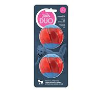 Zeus Juguete Interactivo para Perros Duo Pelota con LED, 6,3cm, 2ud