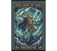 Zeus King of Gods Notebook: Retro Comic Style Greek Mythology Journal | 6x9 Inch, 110 Pages: Cool Superhero Aesthetic Composition Book for School, Boys, and Teens | College Ruled Lined Paper