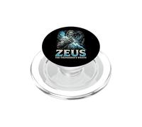 Zeus La ira del Trueno Rey de la mitología Griega PopSockets PopGrip para MagSafe