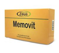 Memovit 30 ampollas 10 ml Zeus - complemento alimenticio en ampollas