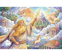 Zeus - Mitología Griega Puzzle 1000 Piezas Adultos Y Niños,Deco Pared,Regalo Ideal,14 Años+,Premium,Cartón,Rompecabezas,Anti-estrés,Relax,Desafío,Reto,Educativo 52x38cm