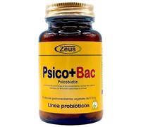 Zeus Psico + BAC 30 Cápsulas - Con Probióticos, Azafrán y Aminoácidos - Psicobiótico para el Equilibrio Emocional y Bienestar Mental - Eje Intestino-Cerebro