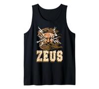 Zeus Relámpago Ira Mito Poder Rey Dios Olímpico Camiseta sin Mangas