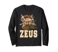 Zeus Relámpago Ira Mito Poder Rey Dios Olímpico Manga Larga