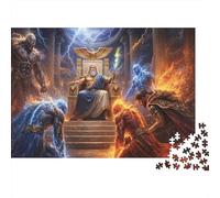 Zeus, Rey de los Dioses Puzzle 1000 Piezas Adultos Y Niños,Premium,Regalo Ideal,Anti-estrés,Rompecabezas,Relax,Deco Pared,14 Años+,Desafío,Educativo,Reto,Cartón 70x50cm/1000pcs