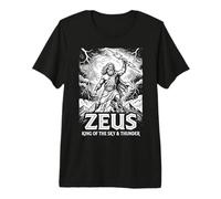 Zeus Rey del Cielo Y Trueno Camiseta Premium