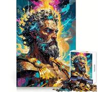 Zeus, Rey del Monte Olimpo, Rompecabezas de 1000 Piezas Desarrolla la lógica, fomenta la concentración y el Ocio Requiere una unión precisa Un Regalo Original (50x75cm)