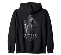 Zeus Rey del Olimpo Mitología Griega Trueno Sudadera con Capucha