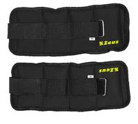 Zeus Sport Manoplas Cintura Brazos y Piernas 0,5-2 kg 2 Pares Negro Nuevo