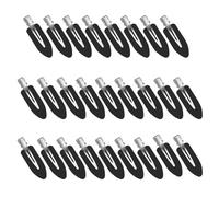 ZEVONDA 26 PCS Sin Pinzas para Cabello - Sin Pinzas para Cabello Dobladas Clips de Peinado para Niñas Horquillas para Niñas Mujeres (negro)