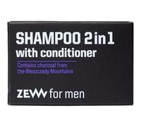 ZEW for men - Champú 2 en 1 con acondicionador - Champú y acondicionador 2 en 1 con carbón activo