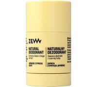 ZEW for Men Desodorante natural para hombre, 30 g, ciprés japonés, bergamota, sin aluminio, alcohol, parabenos, vegano, sensible
