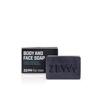 ZEW for Men Face and Body Soap with charcoal Jabón facial 85 g
