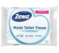 Zewa Pure Moist - Papel higiénico suave (4 unidades)