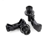 ZEXDDI Ajuste para MT07 MT 07 MT-07 FZ07 2014-2026 Accesorios para motocicletas Bobinas de brazo oscilante CNC Deslizadores Tornillos Soporte de soporte deslizador de eje XSR700 XSR 700 (Negro)