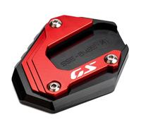 ZEXDDI compatible con B&MW F800GS F900GS F850GS F750GS ADVENTURE Placa de soporte de motocicleta CNC Almohadilla de extensión de soporte lateral F850 GS Adventure F 750 850 GSA F 900 GS ADV (rojo)