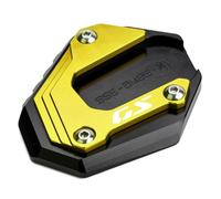 ZEXDDI compatible con B&MW F800GS F900GS F850GS F750GS ADVENTURE Placa de soporte de motocicleta CNC Almohadilla de extensión de soporte lateral F850 GS Adventure F 750 850 GSA F 900 GS ADV (dorado)