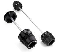 ZEXDDI compatible con R1300RT R 1300 RT rt 1300 2025 2026 motocicleta rueda delantera rueda trasera eje deslizante horquilla marco protección contra caídas R 1300RT rt1300 accesorios r1300 rt (Negro)