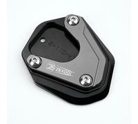 ZEXDDI Placa ampliadora de pie de soporte lateral para motocicleta Hon-da TRANSALP XL600V XL650V CL500 CBR650R CB650R CB500F CB500X NX500 (gris)