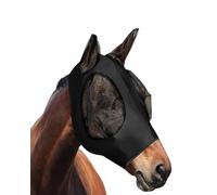 ZEXIJOW 1PCS Máscara Antimoscas para Caballos con Orejeras,Protección Anti-UV y Malla Transpirable,Diseño Elástico para Frente y Cabeza,Ideal para Protección contra Insectos y Sol