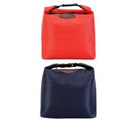 ZEXIJOW 2PCS Bolsa isotérmica para almuerzo pequeño,Impermeable con cremallera,Ideal para trabajo,Oficina, escuela y actividades al aire libre,Para hombres,Mujeres y niños