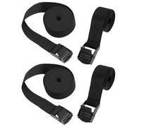 ZEXIJOW Correa de Amarre 1M y 0.5M, 4 Piezas Cinchas de Amarre con Correas Tensoras de Presión,Capacidad de carga 300 kg,Cinturón Tensor de Carraca con Hebilla para Portaequipajes de Coche