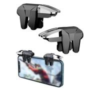 ZEXIJOW Gatillos para Móvil 4 Botones L1R1 L2R2 para Call of Duty y PUBG Mobile,Joystick de Alta Sensibilidad Compatible con iPhone y Android,Disparadores para Juegos