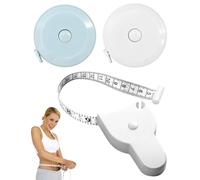 ZEXIJOW Juego de 3 cintas métricas corporales retráctiles,Cinta métrica suave- 150 cm / 60 pulgadas,Cinta precisa para medir el cuerpo,Ideal para fitness,Sastrería y mediciones corporales