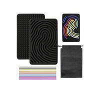 ZEXIJOW Tablero Sensorial de Doble Cara con 11 Accesorios para Aliviar Estrés, Juguete Sensorial para Niños a Partir de 3 Años y Adultos con TDAH o Autismo