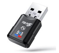 ZEXMTE Adaptador Bluetooth PS5, adaptador Bluetooth USB 5.3, transmisor de audio inalámbrico para PS4/5 Switch PC para conectar auriculares, auriculares y altavoz, conexión de dispositivo dual, baja