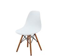 Zeyeo GUYIRT Velvet Shell Chair Covers, Shell Dining Chair Slipcovers Mid Century Modern Style Shell Chair Protector Cover For Kitchen Hotel-White-Set of 2(White,Set of 4)