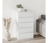 ZEYUAN Cajonera de Madera contrachapada Blanco 60x36x103 cm, Comoda Dormitorio, Muebles Dormitorio, Cajonera para Armario, Gavetero Dormitorio, Cómodas Y Cajoneras - 823016