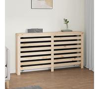 ZEYUAN Cubierta de radiador Madera Maciza de Pino 153x19x84 cm, Cubre Radiadores, Cubreradiadores Modernos, Estanteria para Radiador - 822601