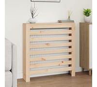 ZEYUAN Cubierta de radiador Madera Maciza de Pino 79,5x19x84 cm, Cubre Radiadores, Cubreradiadores Modernos, Estanteria para Radiador - 822591