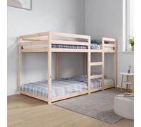 ZEYUAN Litera de Madera Maciza de Pino 90x190 cm, Base De Cama, Estructura Cama, Marco De Cama, Bed Frame, Cama Juvenil, Cama Dormitorio, Somier - 3206507