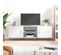 ZEYUAN Mueble para TV Madera de ingeniería Blanco 150x30x50 cm, Mesa TV, Mueble TV Salon, Mueble Television, Mesa Television, Muebles De Salon, Mesa Salón TV 829076