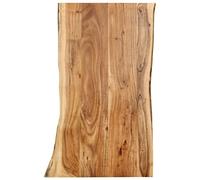 ZEYUAN Superficie de Mesa, Tableros para Mesas, Tablero Madera Maciza Mesa, Encimera De Madera, de Madera Maciza de Acacia 100x(50-60) x2,5 cm
