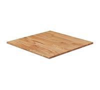 ZEYUAN Tablero de Mesa Cuadrado Madera Roble marrón Claro 60x60x1,5 cm, Encimera Cocina, Tableros De Madera, Table Salon, Encimera De Madera - 343002