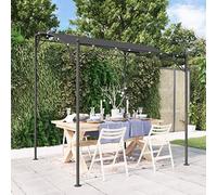 ZEYUAN Toldo Acero y Tela Gris Antracita 2x2,3 m 180 g/m Toldo Balcon, Toldos Exterior Terraza, Toldos para Ventanas, Toldo Vertical Exterior - 362392