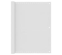 ZEYUAN Toldo para balcón HDPE Blanco 120x500 cm, Toldo Lateral, Toldos Jardin, Toldo Pergola, Cortina Toldo Exterior, Toldos para Terrazas Exteriores - 310870