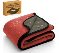 ZEYUMEE - Funda de manta impermeable de 80 x 90 pulgadas para adultos, perros, gatos o cualquier mascota, protector de muebles o colchón 100 % impermeable, tamaño grande para camas individual, queen y