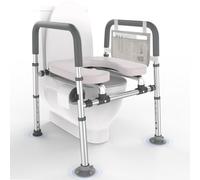 ZEYXINH Elevador Wc Adulto, Adaptador Wc Adultos Convient à toutes Les Toilettes, Alzador Wc Adulto Capacité de Charge 180KG, Livré Avec Deux Tapis De Pieds Extra-larges