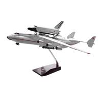 ZEZEFUFU Antonov An-225 de aleación a escala 1/200 con transbordador espacial Blizzard, modelo de avión de transporte estratégico, modelo de exhibición de ciencia de aviación