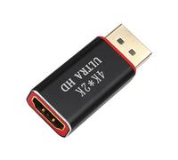 ZEZEFUFU Cable adaptador DisplayPort 4K a HDTV, convertidor DP macho a HDTV hembra para monitor portátil de escritorio